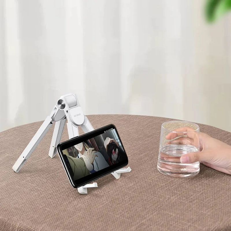 Suporte Multifuncional para Celular Notebook Tablet de Mesa Universal Ergonômico Ajustável com Base Dobrável