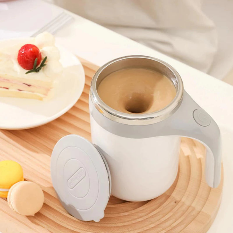 Caneca Térmica Copo Mixer Magnético Automático 380ML