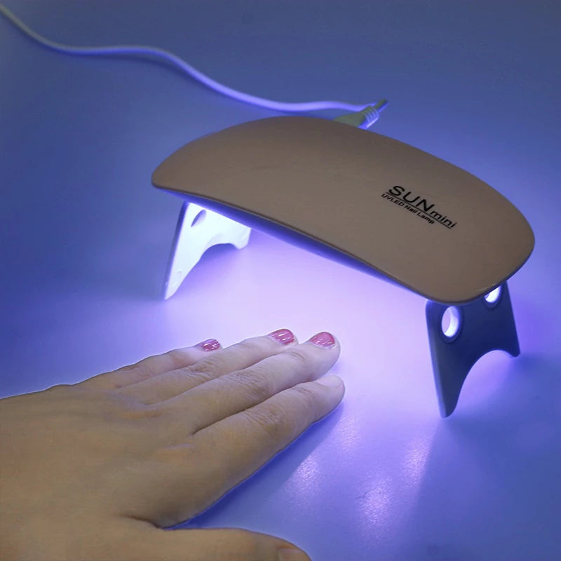Cabine Mini Secador De Unhas Esmalte Gel Led Portátil Dobrável