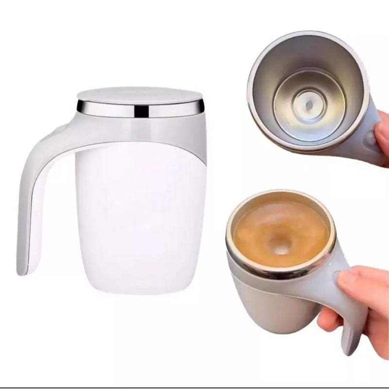 Caneca Térmica Copo Mixer Magnético Automático 380ML
