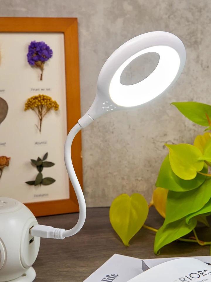 Luminária Mini LED Flexível Inteligente Com Comando De Voz USB
