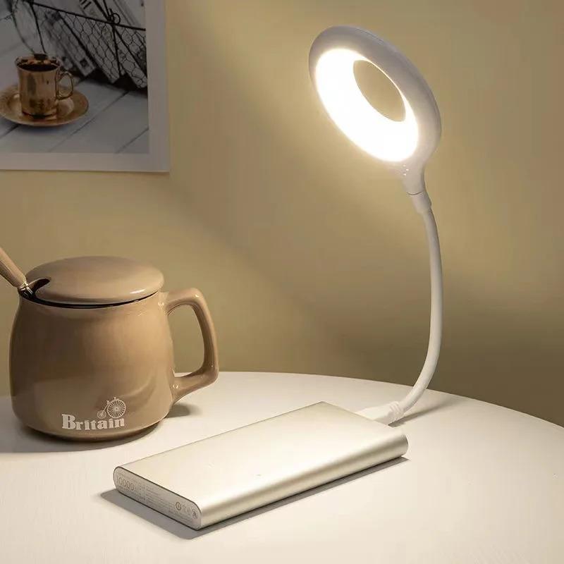Luminária Mini LED Flexível Inteligente Com Comando De Voz USB