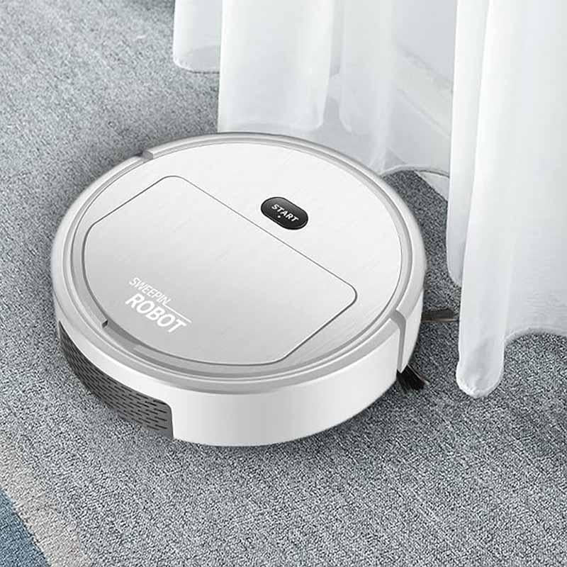 Robô Automático Mop Limpador Aspirador Inteligente sem Fio Recarregável
