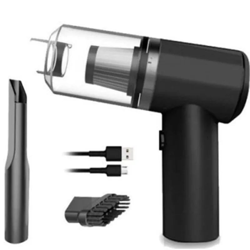 Mini Aspirador de Pó Sem Fio Portátil para Carro E Casa Carregamento via USB