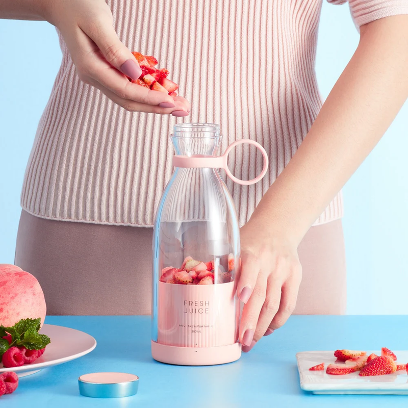 Mini Liquidificador Portátil Recarregável Mixer Shake 420ml
