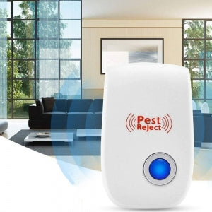 Repelente Eletrônico Ultrassônico Anti-Pragas Espanta Ratos Baratas Insetos Mosquitos